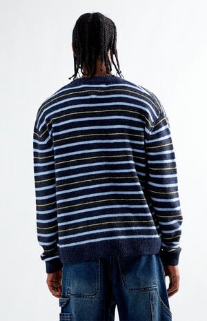 Striped Jacquard Boxy Cardigan image number 4