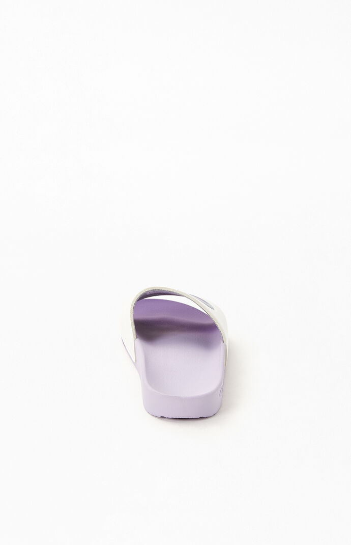 Women's Purple IPO Split Slide Sandals