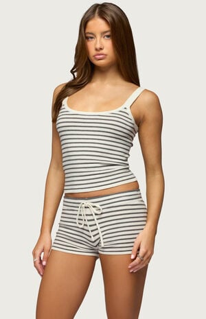 Lillian Striped Knit Tank Top image number 2