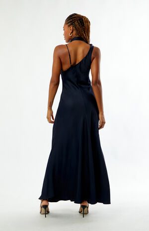 Wrap Neck Maxi Slip Dress image number 4