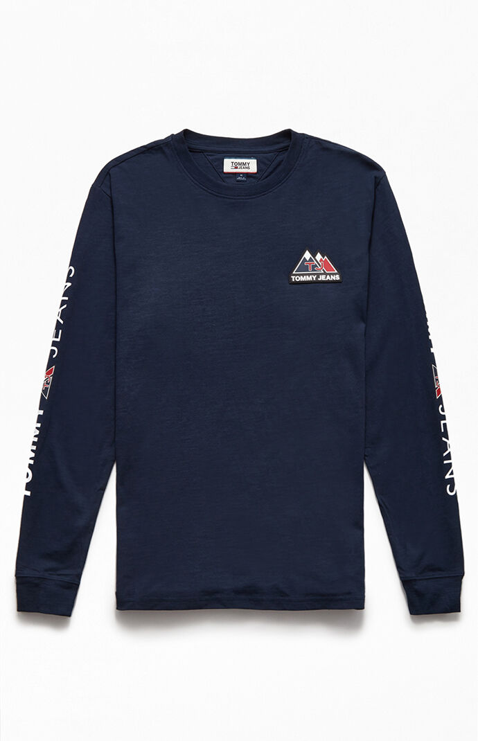 USA Mountain Logo Long Sleeve T-Shirt