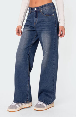 Karie Relaxed Mid Rise Jeans image number 2