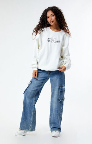 Lovely Swans Crew Neck Sweatshirt image number 3