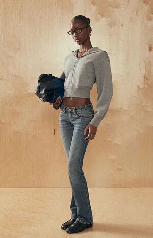 The Sami Zip Up Cropped Hoodie image number 1