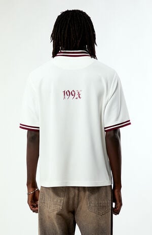 Cream 199x Short Sleeve Soccer Jersey image number 2