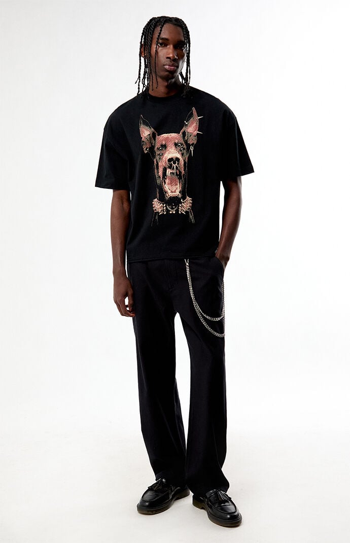 Pacsun Hell Hound Cropped Boxy T-Shirt