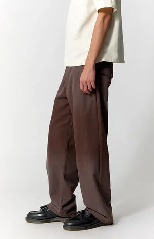 Chino Pants Baggy Brown Pigment image number 3