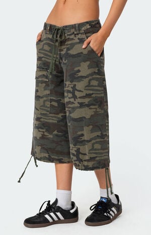 Camo Cargo Bermuda Shorts image number 3