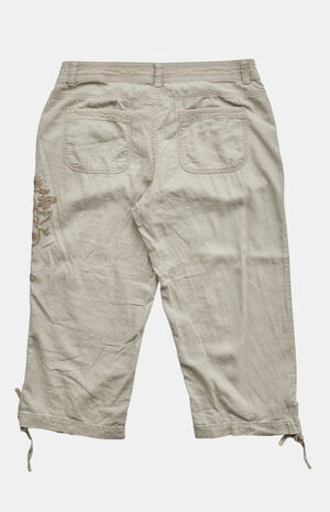 2000s Floral Capri Pants image number 2