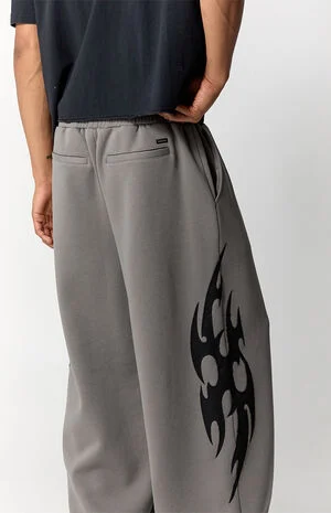 Fleece Ultra Baggy Cyber Sweatpants image number 6