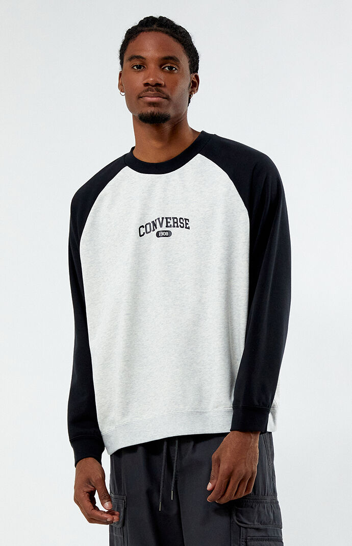 Converse Retro Raglan Crew Neck Sweatshirt PacSun