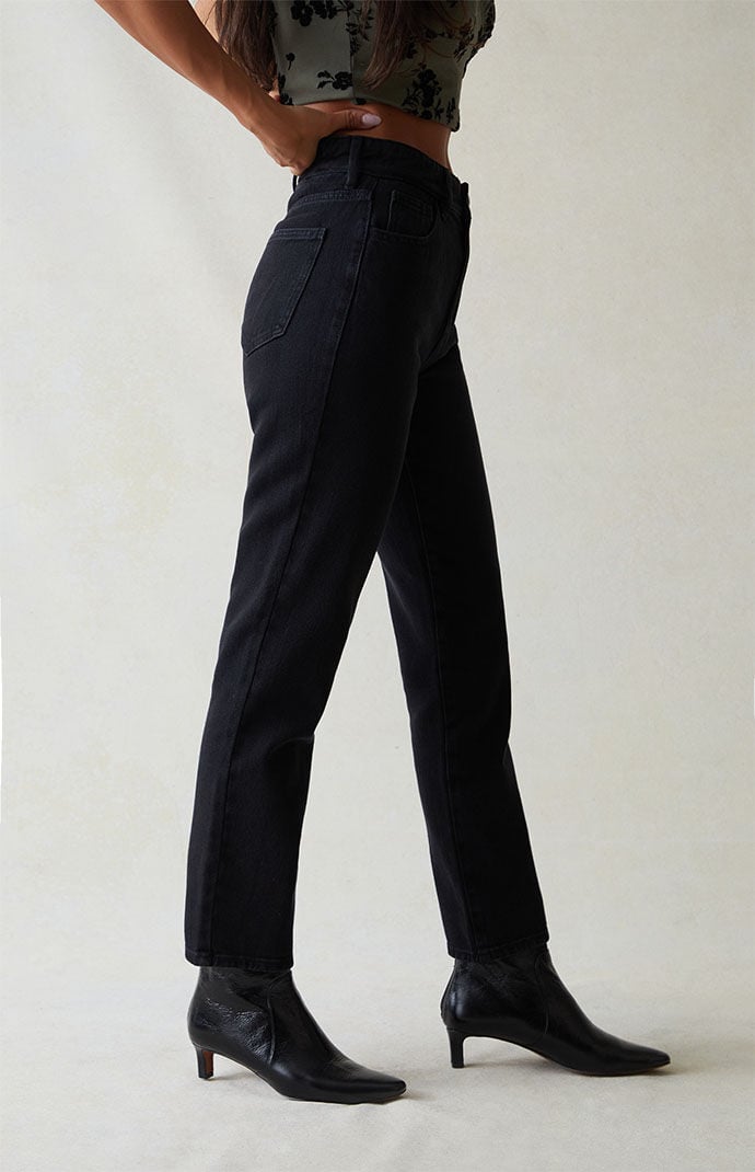 Pacsun mom jeans best sale black