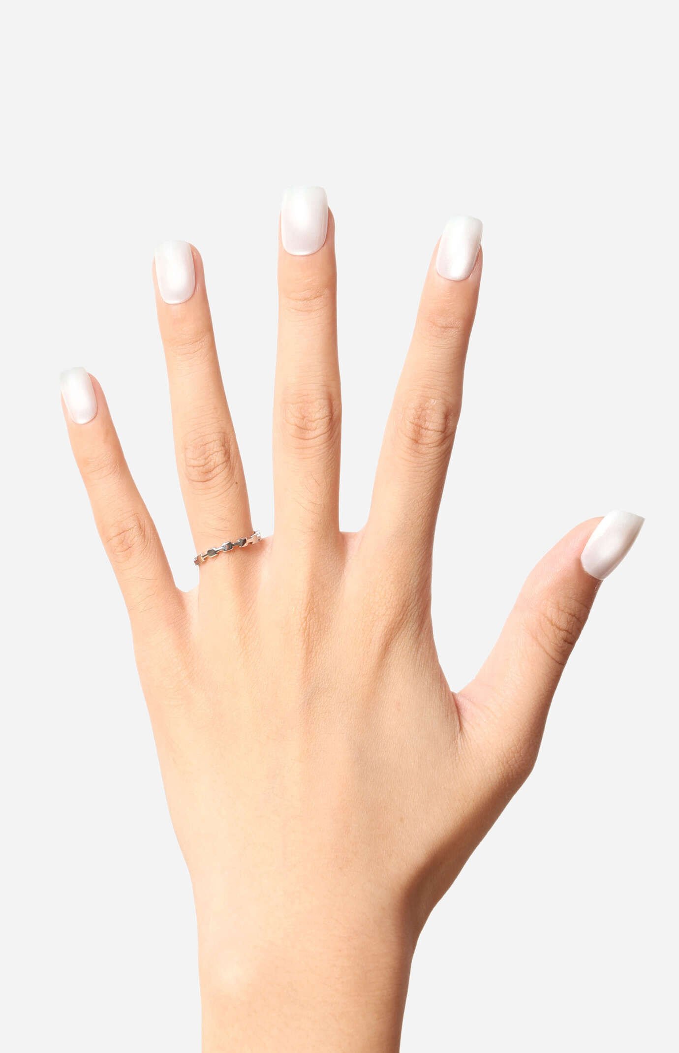 NEVER HAVE I EVER Casual But Make It Chic Square Press-On Nails
