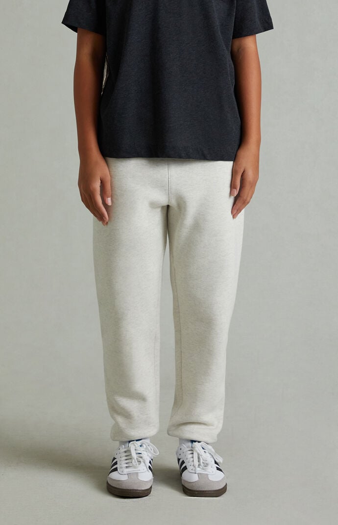 Fear of God ESSENTIALS Kids Heather Oatmeal Classic Sweatpants