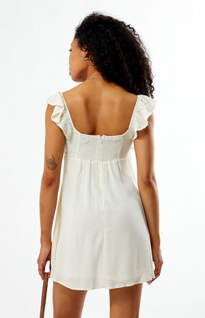 Keyhole Babydoll Mini Dress image number 4