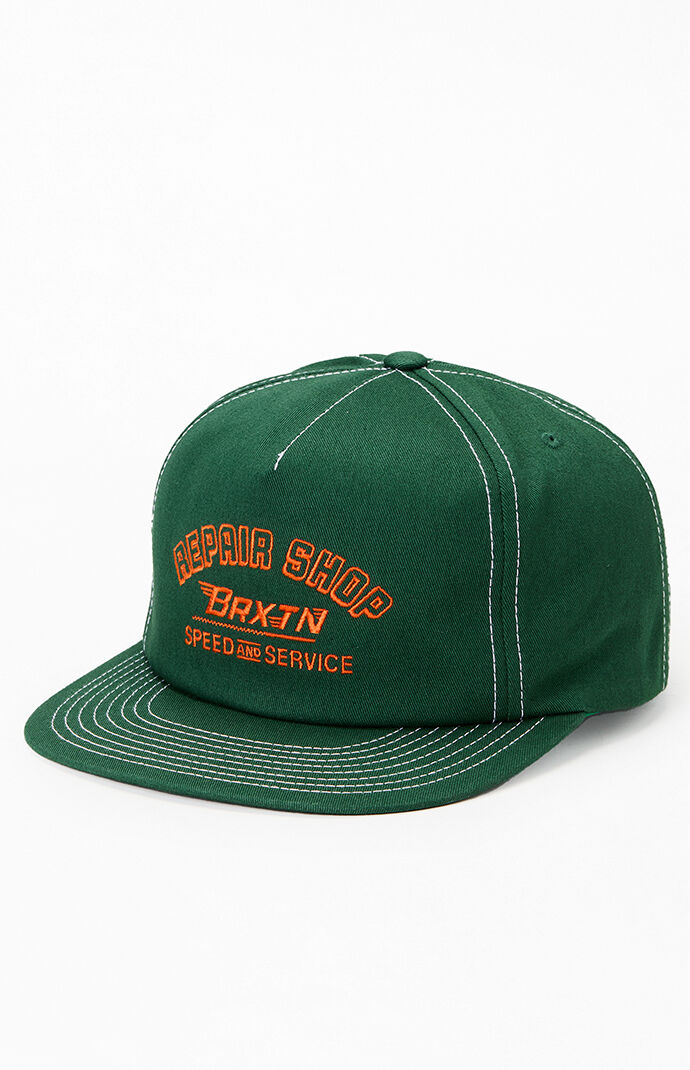 帽子 green green Brixton Repair Shop Snapback Hat | Pacsun