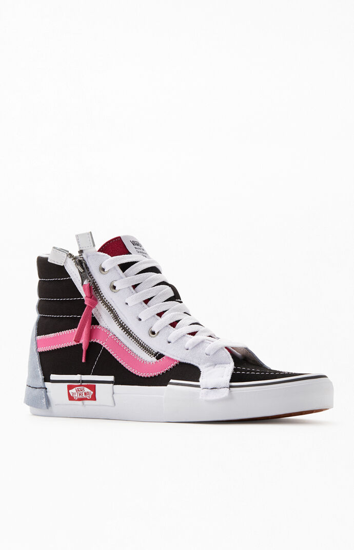 vans high cut pink