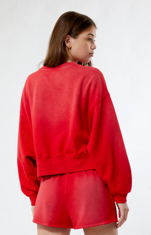 By PacSun Cherry Coke Boxy Crew Neck Sweatshirt image number 3