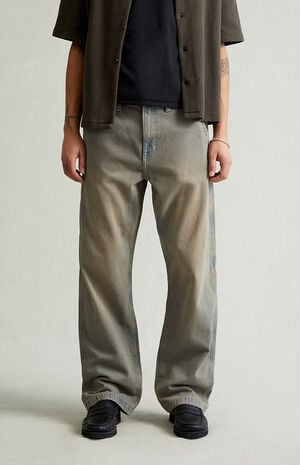 Dylan Baggy Jeans Paneled Medium Blue Tint image number 3