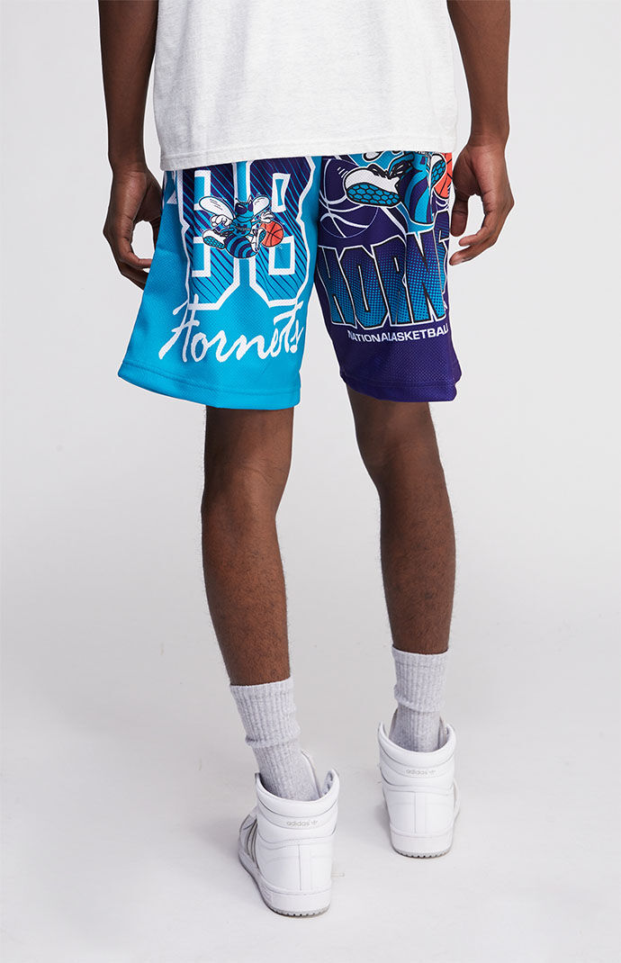 Mitchell Ness Charlotte Hornets NBA Mesh Shorts PacSun