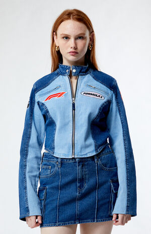 x PacSun Denim Cargo Mini Skirt image number 1