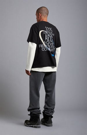 Black System Heavyweight Oversized T-Shirt image number 6