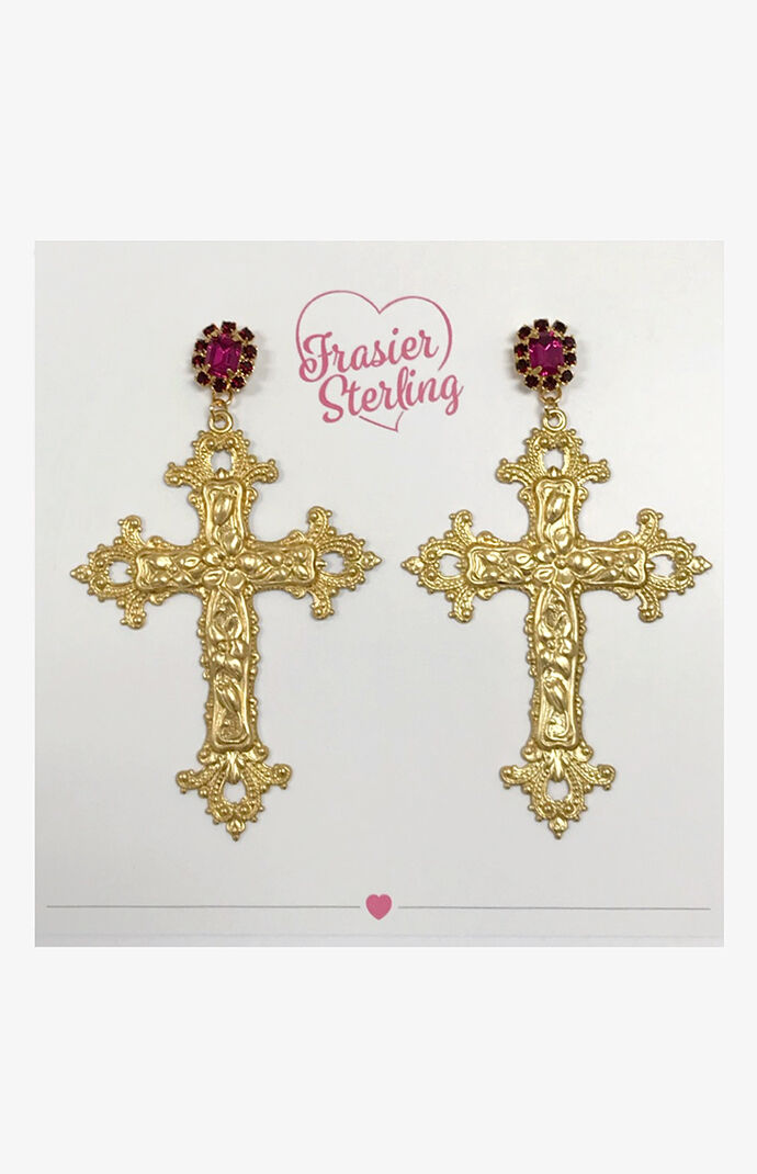 Frasier Sterling Vatican City Earrings at