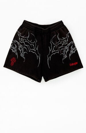 Black Sin Fleece Sweat Shorts