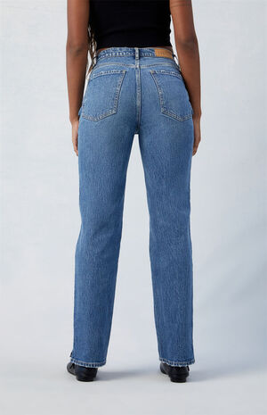 Stretch Dark Indigo Dad Jeans image number 5