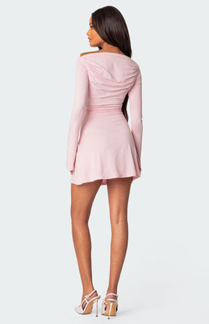 Leena Gathered Mini Dress image number 5