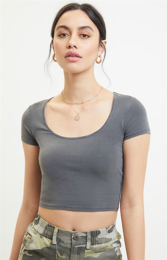 Washed Scoop T-Shirt