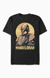 The Mandalorian Portrait T-Shirt The Mandalorian Portrait T-Shirt image number null
