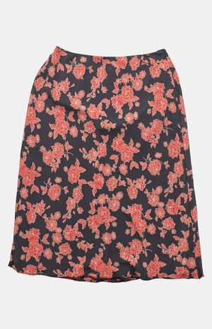 2000s Floral Midi Skirt image number 1