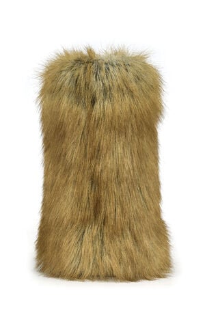 Women's Nadianna Tan Redfox Faux Fur Platform Boots image number 3