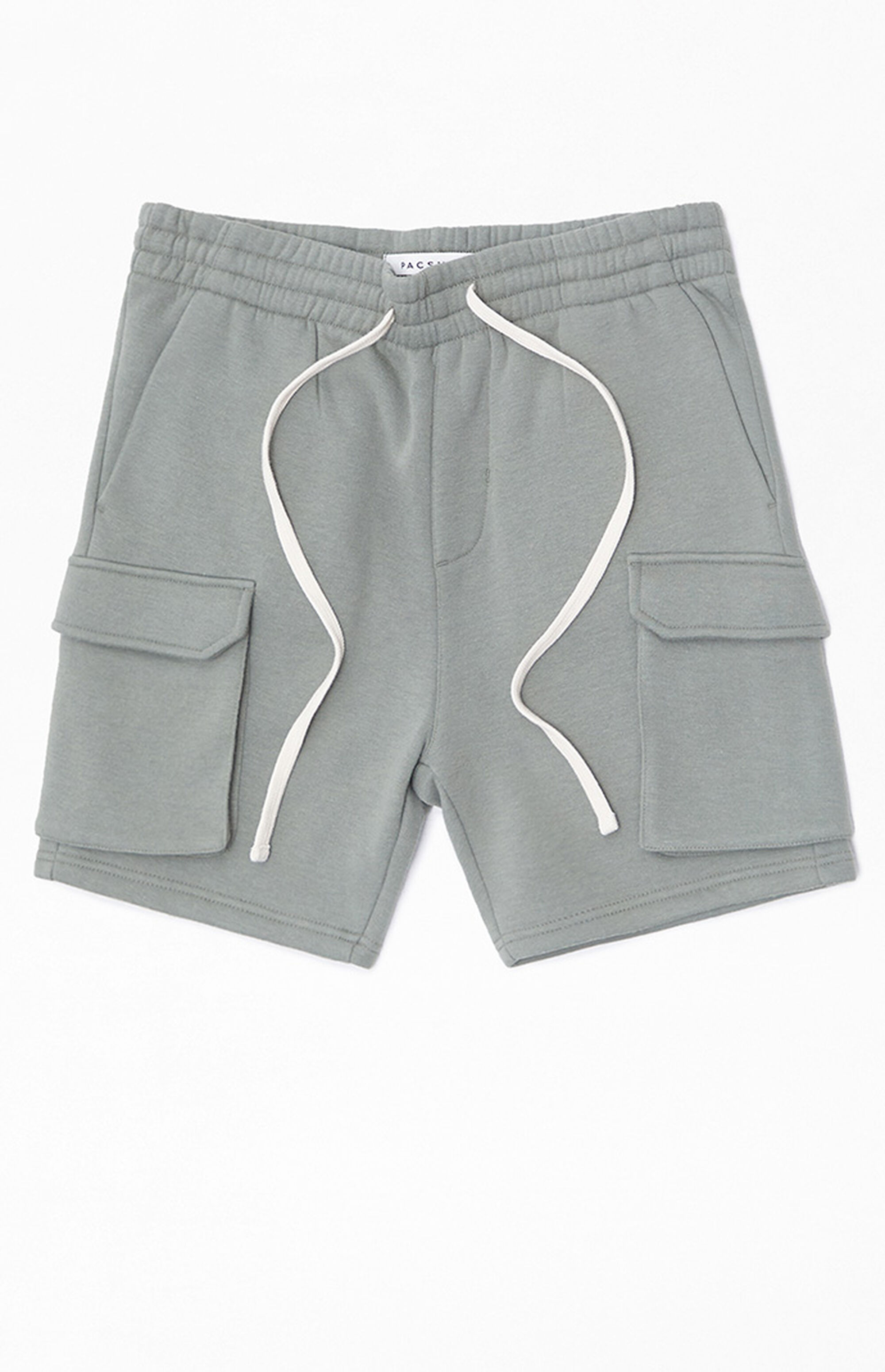 PacSun Olive Fleece Cargo Shorts PacSun