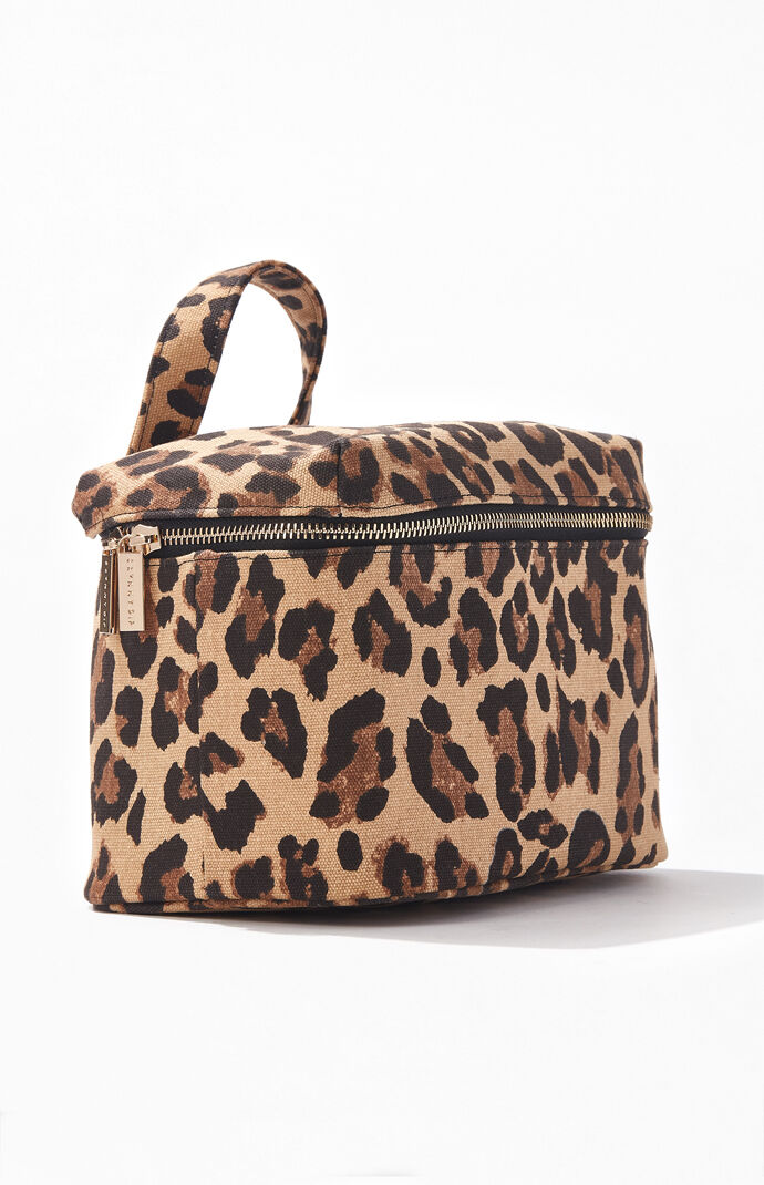 skinnydip leopard print bag
