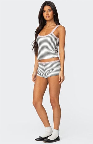 Sofi Striped Ribbed Tank Top image number 4