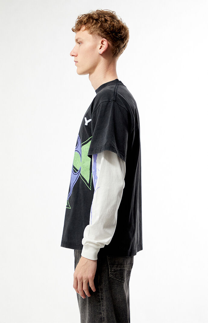 Enemy NYC No Life 2fer Long Sleeve T-Shirt | Pacsun