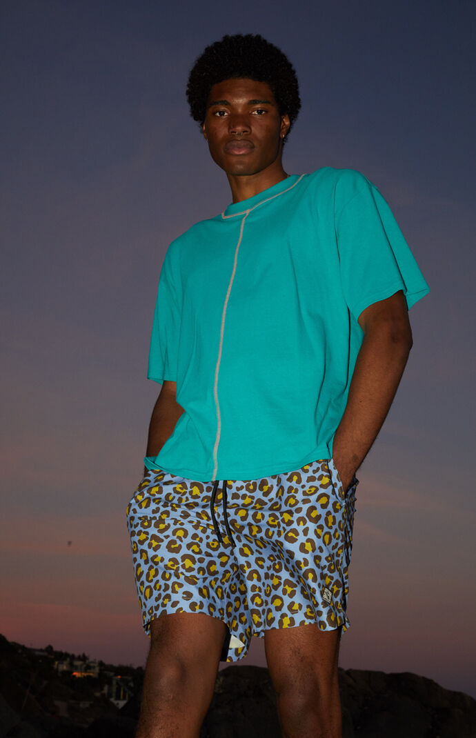 Blue Cat 17" Swim Trunks
