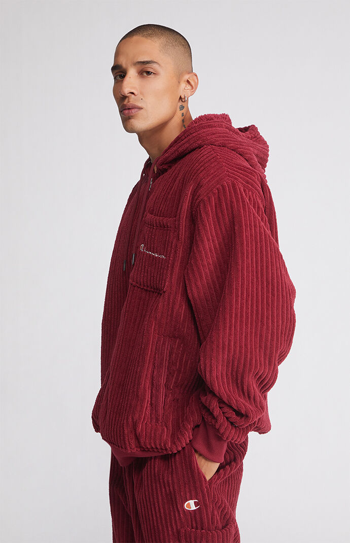 Champion hoodie sales corduroy