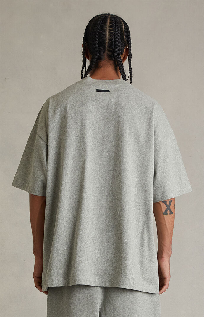Fear of God ESSENTIALS Concrete Heather Signature '90s Short Sleeve T-Shirt