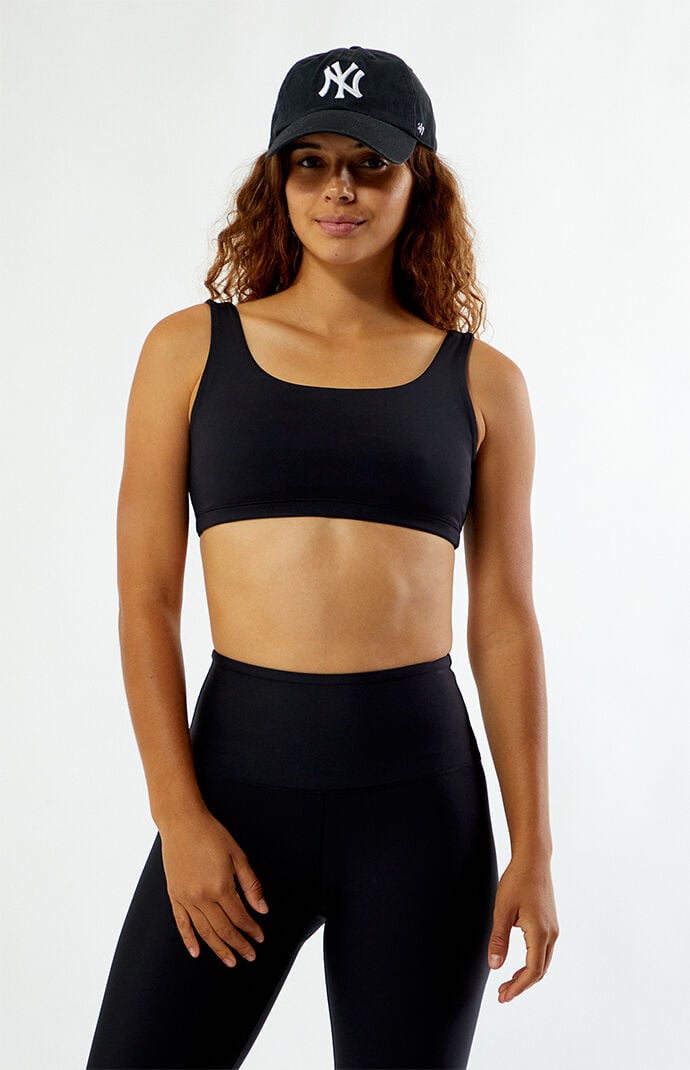 YEAR OF OURS Active Black Scoop Sports Bra