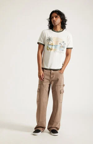 Dylan Baggy Jeans Cargo Carpenter Washed Brown image number 6