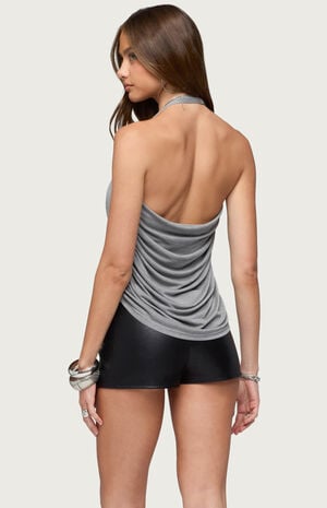 Zoha Ruched Halter Top image number 3
