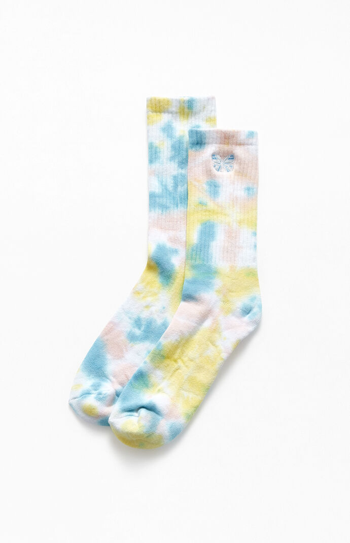 Tie Dye Butterfly Socks
