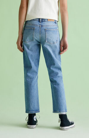 Medium Indigo '90s Straight Leg Jeans image number 5