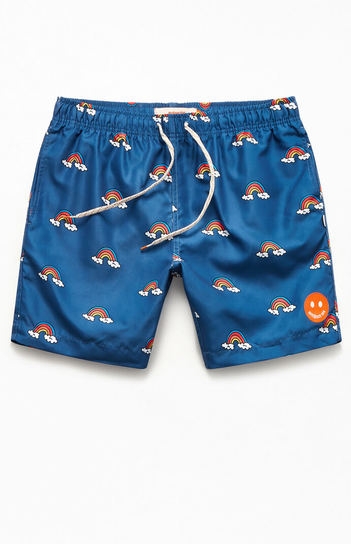 Rainbows 17" Swim Trunks