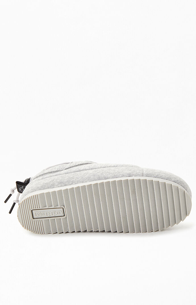 Grey Logo Tasin Adjustable Slip-On Shoes