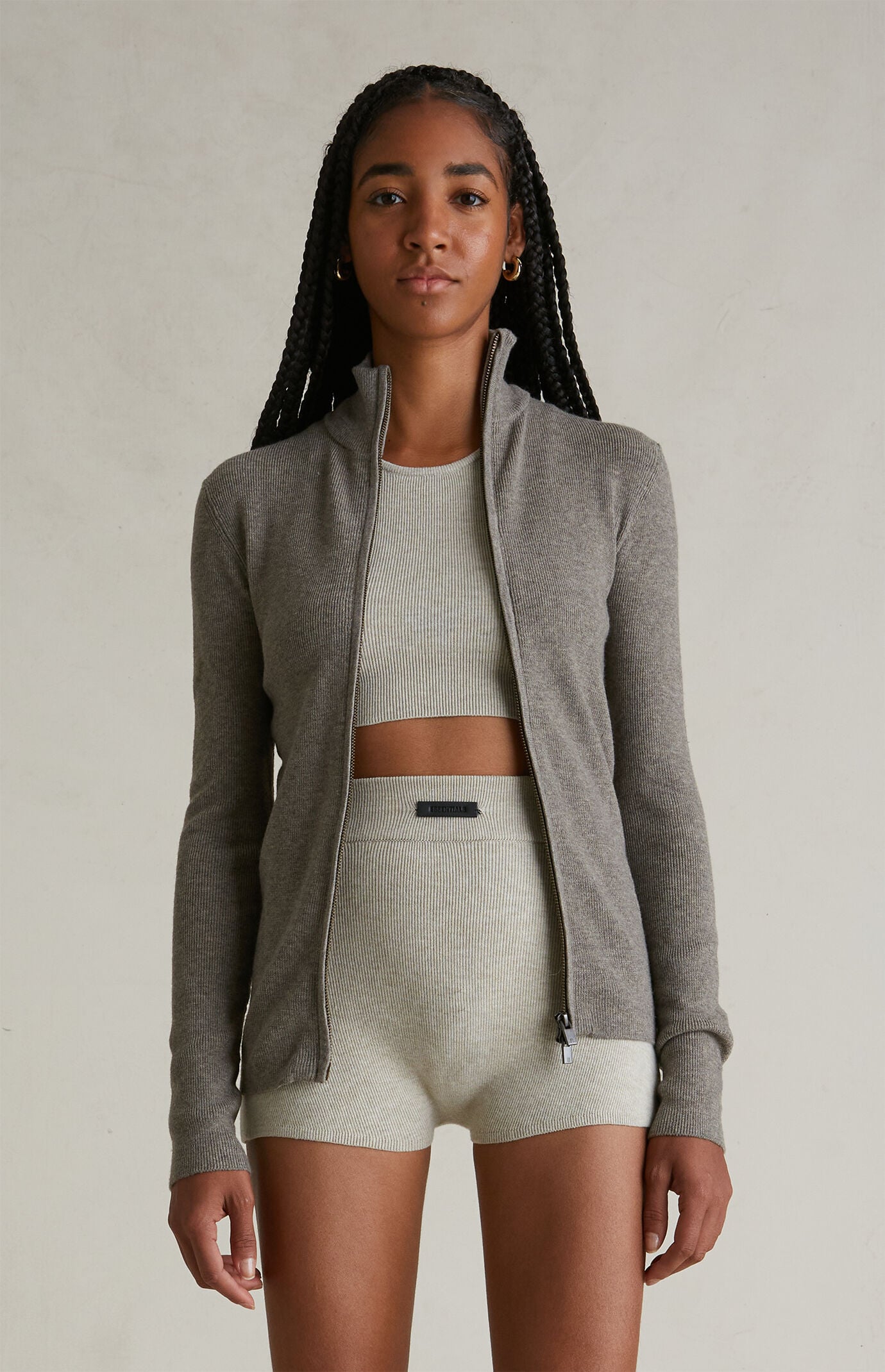 Fear of God ESSENTIALS Women's Homestead Heather Ribbed Track