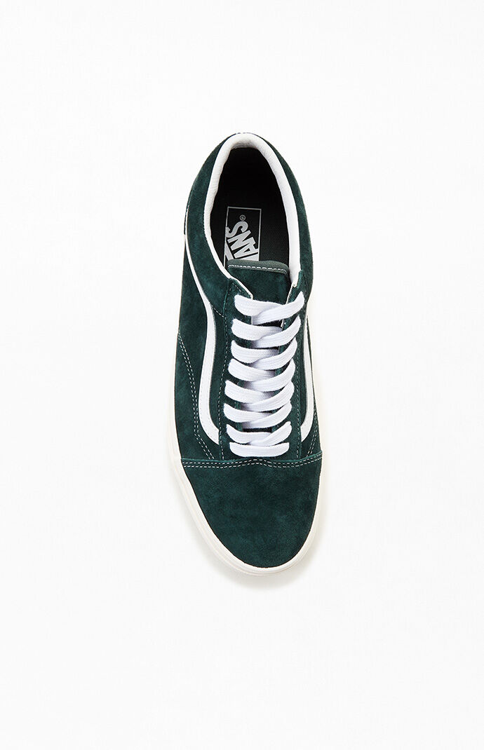 Vans Green UA Old Skool Pig Suede Shoes PacSun